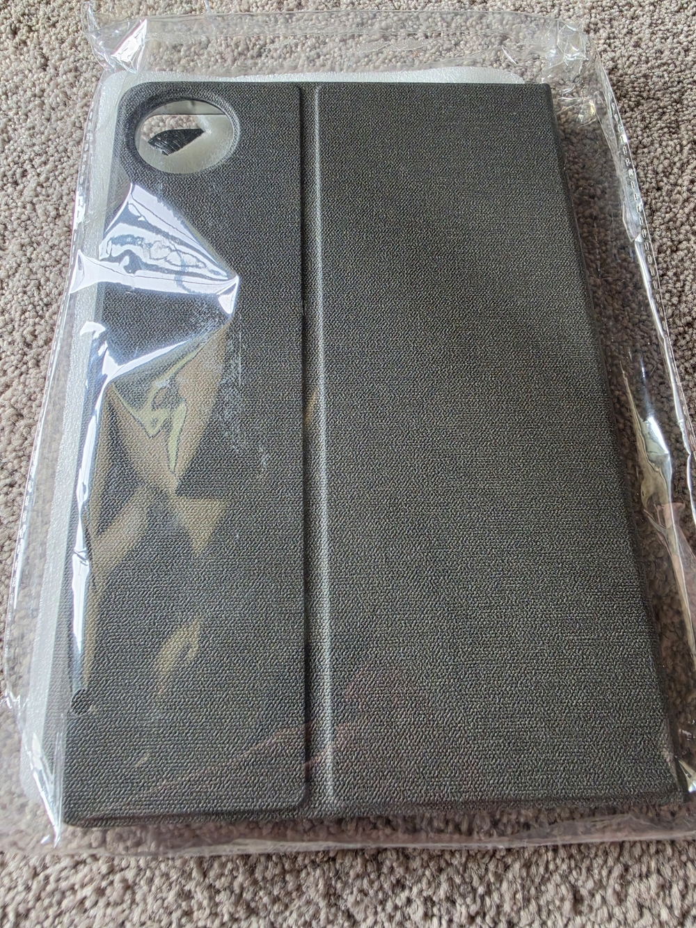 Universal Gray Tablet Folio Case with Rotating Camera Cutout
